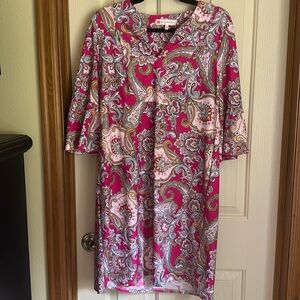Jude Connally  KERRY dress in Palm Beach paisley, size small
